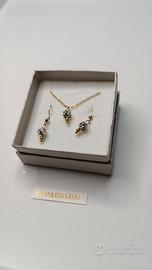 set collana e orecchini 