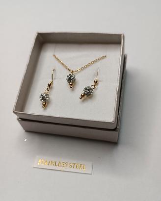 set collana e orecchini 