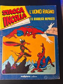 🕸️ L’Uomo Ragno Stacca Incolla Malipiero Anni ’70