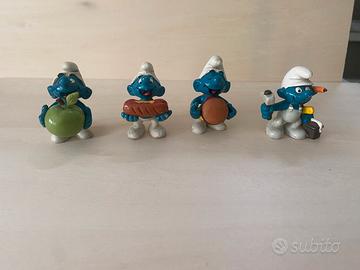 Lotto puffi schleich anni 80