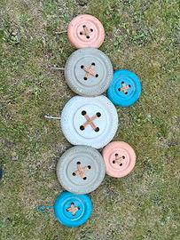 Attaccapanni industriale vintage - ferro smaltato