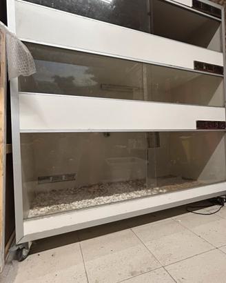 Teca rack terrario rettili