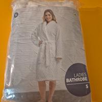 Accappatoio vestaglia donna bianco TG S