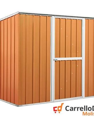 Casetta giardino in Acciaio 260x185 legno chiaro