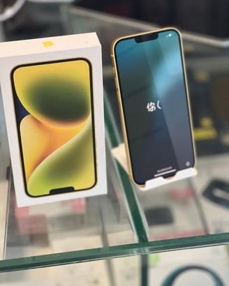 iPhone 14 128GB Giallo-Batteria 96% Originale