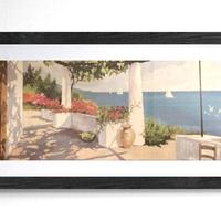 Poster veduta marina   - arte classica