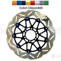 Disco Freno Margherita Nero con nottolini Blu