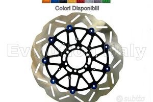 Disco Freno Margherita Nero con nottolini Blu