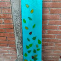 Pannello decorativo ceramica e vetro 