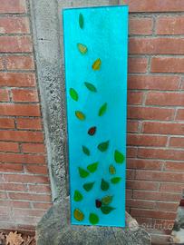 Pannello decorativo ceramica e vetro 