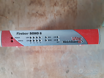 Watchguard firebox soho 6 firewall