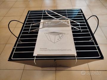 Barbecue a Carbonella Portatile con Griglia