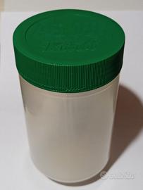 Barattolo di plastica con tappo verde - Kraft