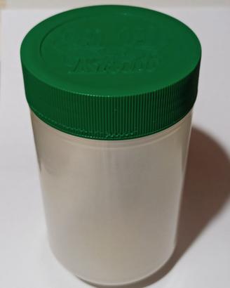 Barattolo di plastica con tappo verde - Kraft