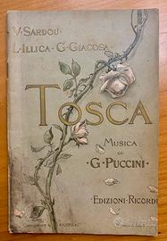 Libretto d'Opera TOSCA – G. Puccini (Ed. Ricordi)