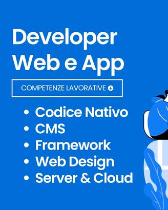 Developer Siti Web | Sistemista | App Mobile