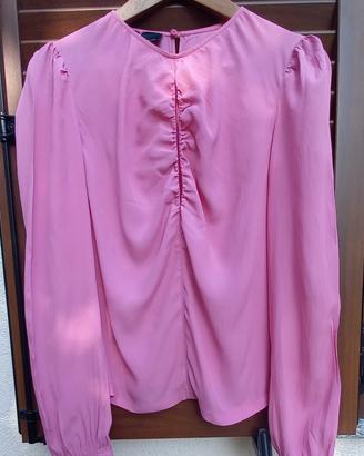 blusa mista seta con maniche lunghe,  Pinko