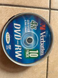 DVD-RW Verbatim nuovi – confezione sigillata