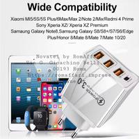Caricabatterie Rapido USB 48W QC 3.0 tipo C PD