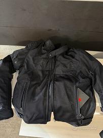 Giacca moto Dainese forata