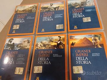 Grandi imperi della storia HISTORY  6 dvd