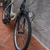 Tris di bici+ciclette (uomo,donna,bambino)