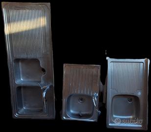 lavelli cucina acciaio inox  3 formati