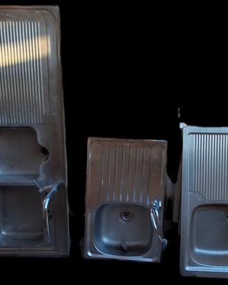 lavelli cucina acciaio inox  3 formati