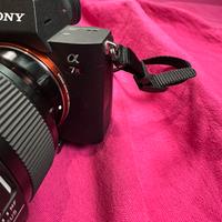 Sony alfa 7 r III con obiettivo sigma