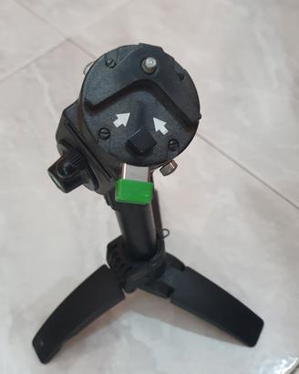 mini treppiedi da tavolo per fotocamera o videocam