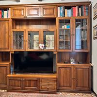 Mobile da solotto in legno noce modello Vivaldi