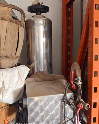 Pompa filtraggio vino a calza