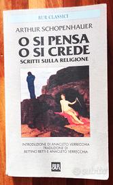O si pensa o si crede di Arthur Schopenhauer