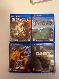 4 giochi ps vita japan edition trattabili