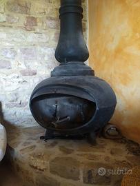 caminetto braciere  in ghisa  