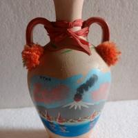 Anfora dell'Etna dipinta a mano anni 70 