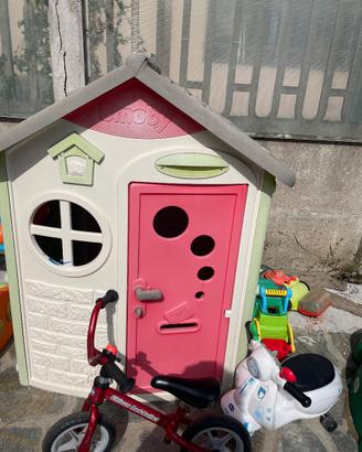 Casetta bici e giochi