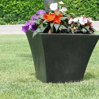 Vaso Quadro CRATERE - Cm 40x40x34H in resina-plast