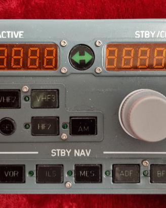 Pannello radio RMP per simulatore di volo A32x