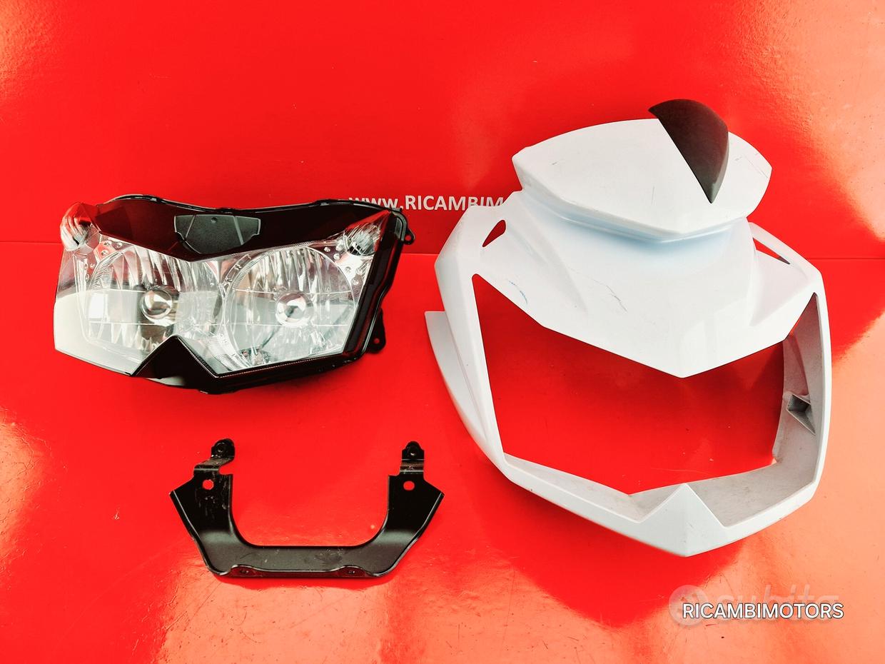 Faro Anteriore A LED UNARAY Per Kawasaki Z750 (2004-2006) E Altri Modelli – Con DRL A Semicerchio, Plug And Play, Alta Luminosità, Nero - 3