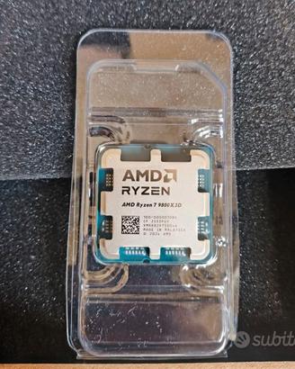 AMD Ryzen 7 9800X3D - Nuovo (Tray)