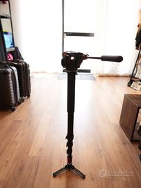 Manfrotto 561BHDV-1 monopiede video con testa flui