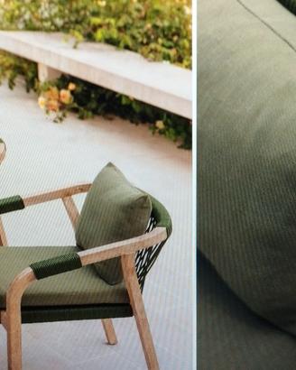 set tavolo da giardino in acacia con 8 sedie .