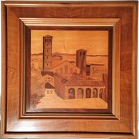Quadro tarsia del maestro ebanista Mario Gnudi  🖼