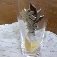 Vaso cristallo e argento nuovo