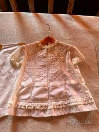 Vestitino battesimo mezza manica