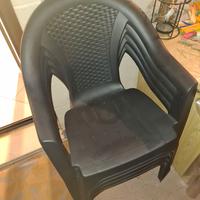 sedie di plastica da giardino 