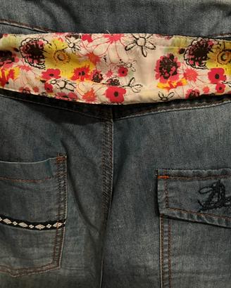 Jeans con stampa