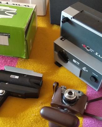 Proiettore cinepresa macchina fotografica schermo