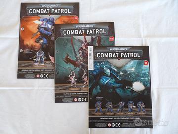 WARHAMMER COMBAT PATROL fascicoli n. 1-2-3 nuovi